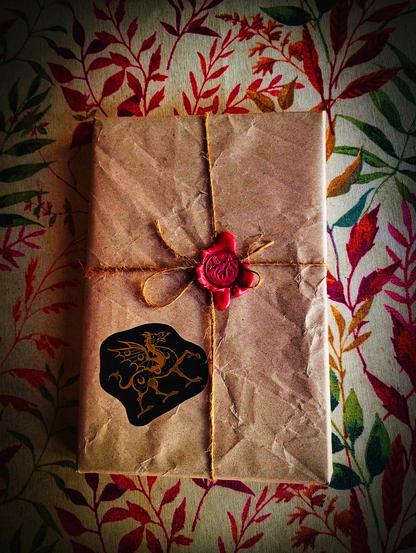The package already prepared by Grandma Gudrun.