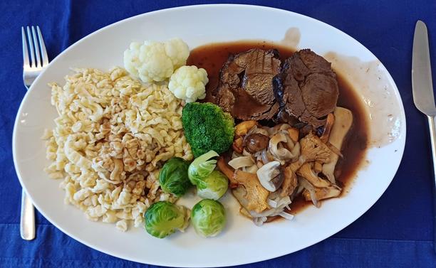 Das Essen ist serviert