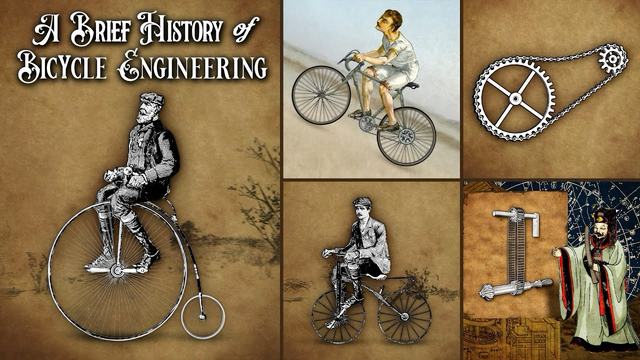 Rappresentazione grafica di biciclette storiche