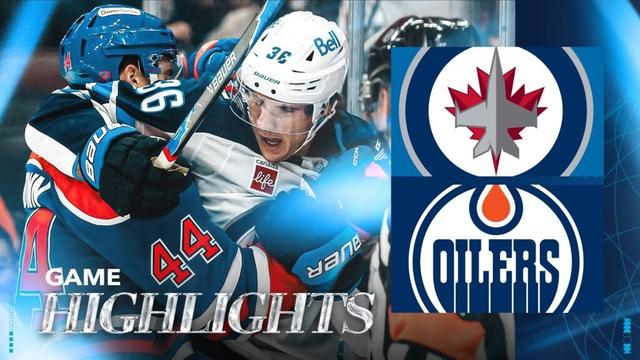 Edmonton Oilers vs. Winnipeg Jets - Game Highlights