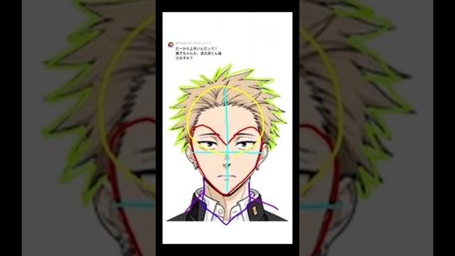 【薫る花は凛と咲く】紬凛太郎の描き方🐧#薫る花は凛と咲く #紬凛太郎 #howtodraw