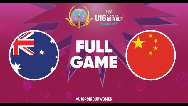 Semi-Finals | Australia v China | Full Basketball Game | FIBA U16 Women's Asia Cup 2025 - Division A