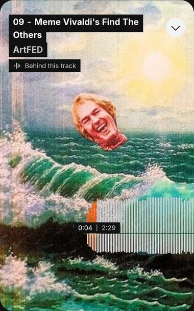 Screenshot from SoundCloud app