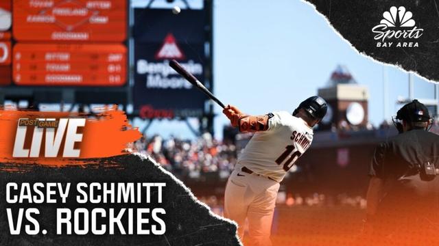 Casey Schmitt hits three-run homer in Giants’ win vs. Rockies – NBC Sports Bay Area & California