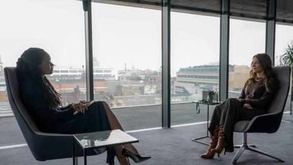 Naomie Harris and Rege Jean Page are just two of the famous faces that pop up in Steven Soderbergh's star studded, twisty British spy tale Black Bag.