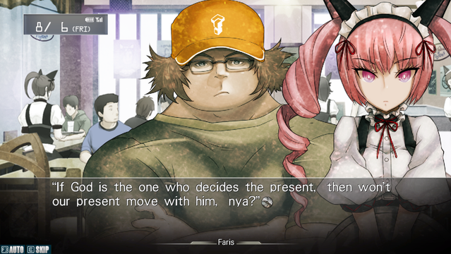 screenshot of Steins;Gate visual novel