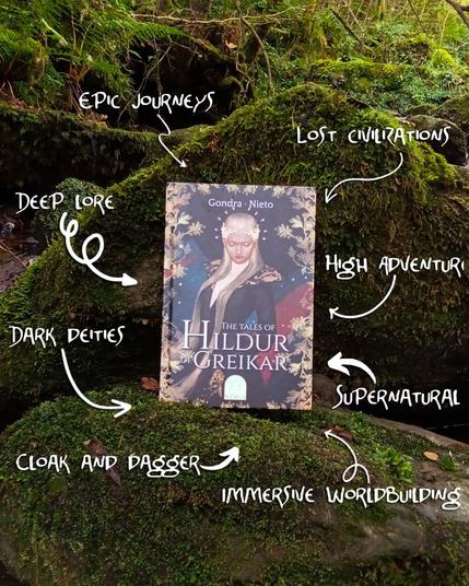 A photograph of 'The Tales of Hildur of Greikar' in its natural habitat.