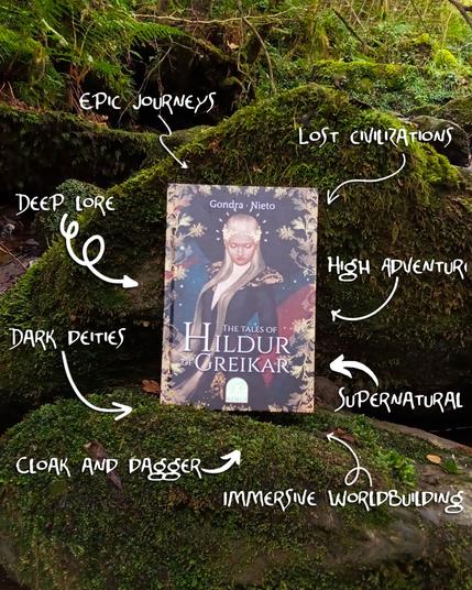 A photograph of 'The Tales of Hildur of Greikar' in its natural habitat.