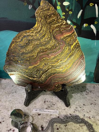 Tiger Iron from Australia. Picture is my sample.