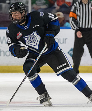 Top North Dakota recruit Keaton Verhoeff, fresh out of Major Junior.