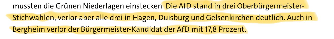 Nachricht wie im Text