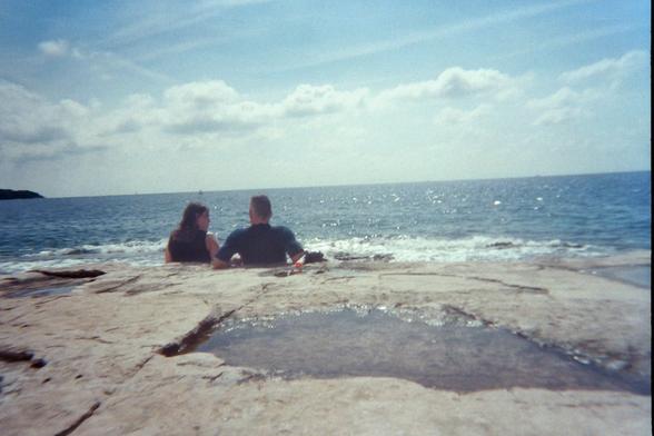 "Fernweh" - Feelings
Father and daughter sitting on the beach of pula, immersed in a conversation.