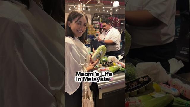 お気に入りのスーパーへ🇲🇾 #マレーシア #優木まおみ #母子留学 #kualalumpur #shopping