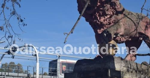 visuale della Metro C da via Casilina