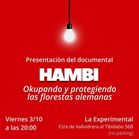 📽 Presentación del documental "Hambi"