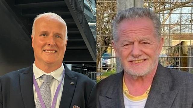 A combined image showing Labour councillor Shaun Greaney and Reform UK’s Gareth Beer, reflecting their opposing views on the Welsh Government’s Nation of Sanctuary refugee policy.