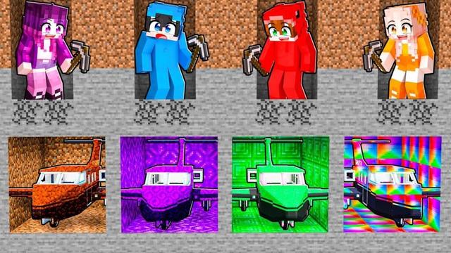 Encontramos los MEJORES AVIONES ENTERRADOS en Minecraft!