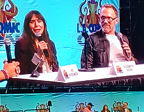 LACC WandaVision/The Avengers panel: Elizabeth Olsen, Paul Bettany