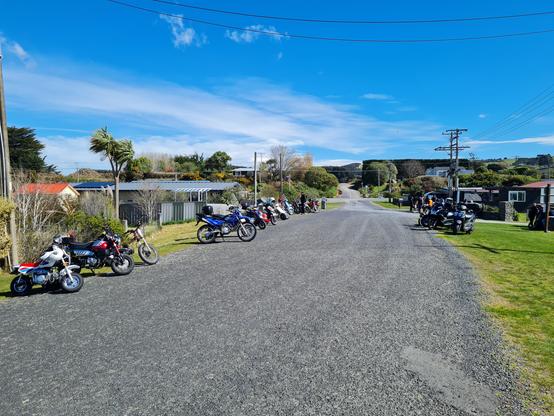 A pic from Scooter Division Dunedin's monthly ride last weekend.