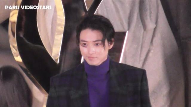 Kento Yamazaki 山﨑賢人 @ Paris Fashion Week 29 september 2025 show Yves Saint Laurent