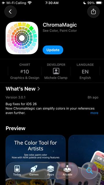 iOS ChromaMagic screenshot