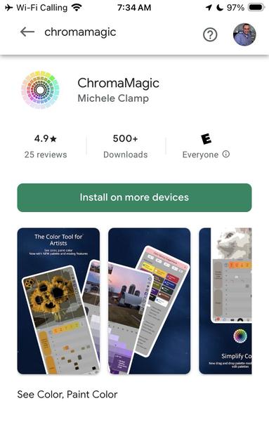 Android ChromaMagic screenshot