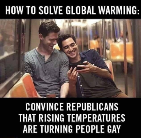 How to solve global warming: Convince Republicans that rising temperatures are turning people gay