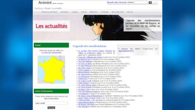 Rubrique des actualités