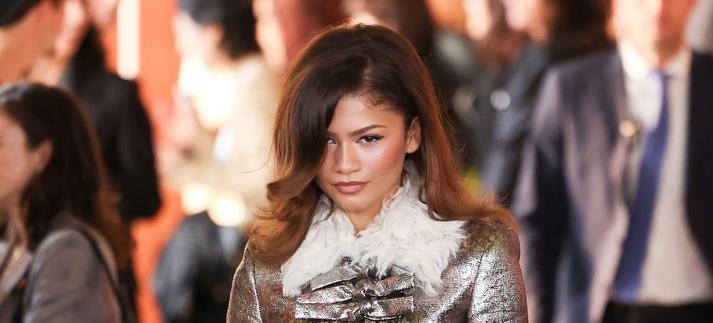 Zendaya en el desfile de Louis Vuitton en París. / Antoine Flament