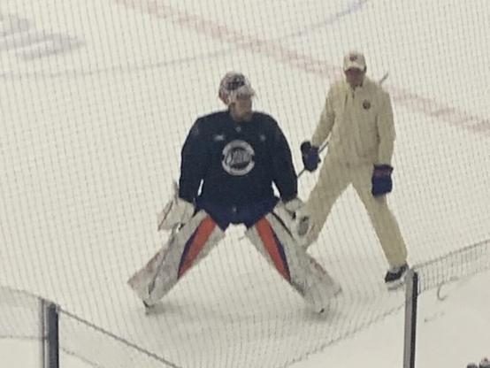 Who you gonna call when Edmonton Oilers coaches need new gear?