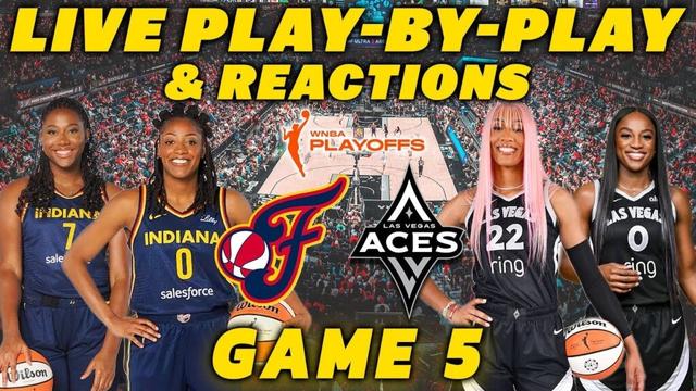 Indiana Fever vs Las Vegas Aces | Live Play-By-Play & Reactions