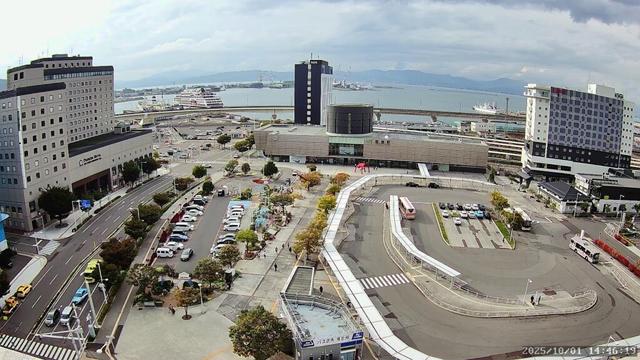 【Live-Japan】函館駅前ライブカメラ① #函館 #HAKODATE #函館湾 #JR函館駅