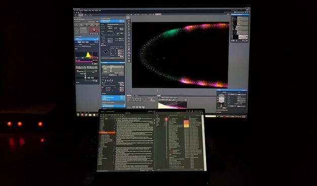 Escurinho do confocal.