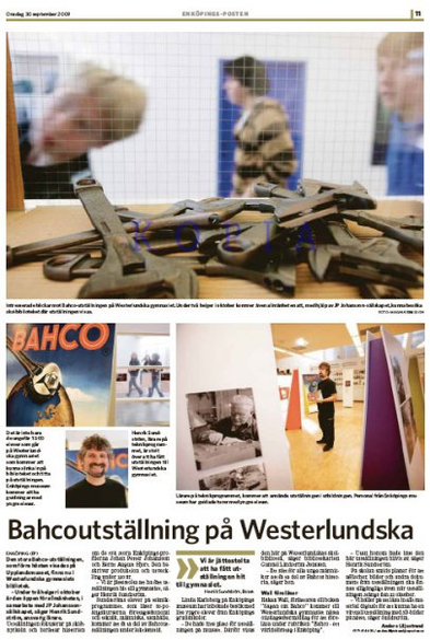 Artikel i Enköpingsposten.