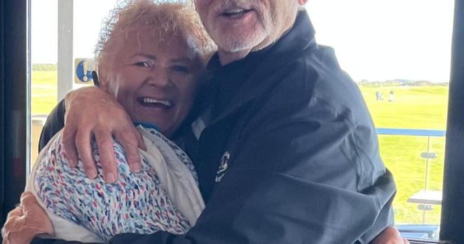 Hollywood superstar Bill Murray tees off at Portstewart Golf Club