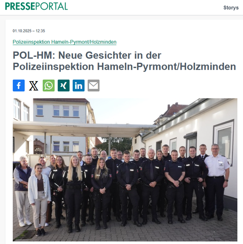 Gruppenbild Polizei