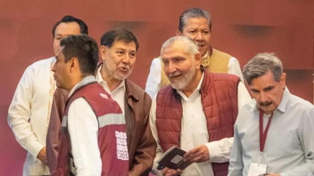 Gerardo Fernandez noroña y Adan Augusto Lopez Hernandez