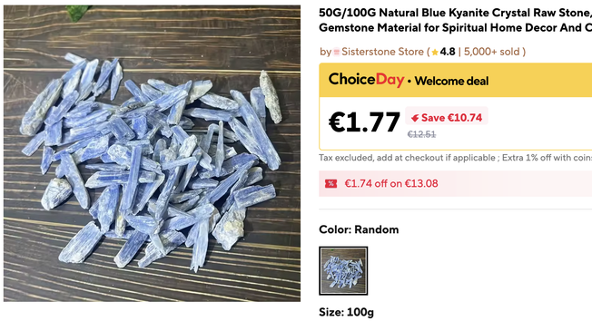 Bulk Kyanite from AliExpress