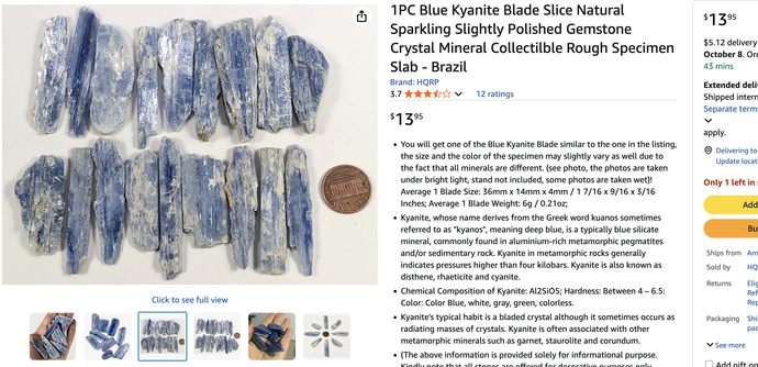 Bulk Kyanite from Amazon