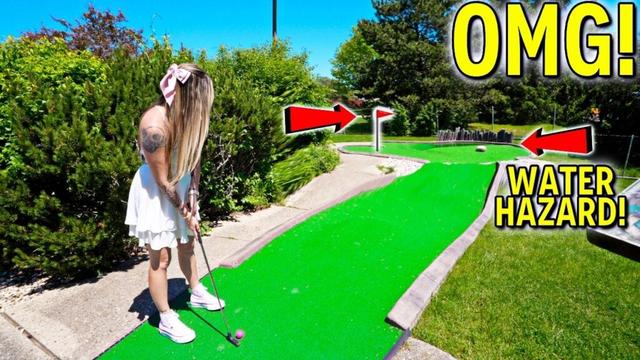 This Mini Golf Course is SO HARD!