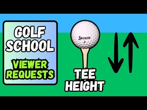 The Sternum Golf Swing Tee Height - Viewer Request