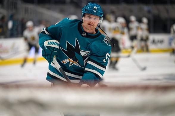 San Jose Sharks forward Carl Grundstrom