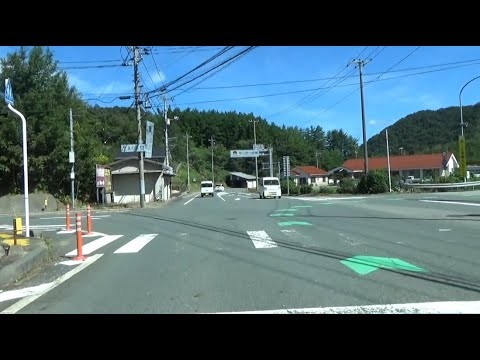 KH10【車窓倍速】美又温泉から旭ICへ、県道50号7号で新日貫トンネル　（浜田市 2025.9.16)