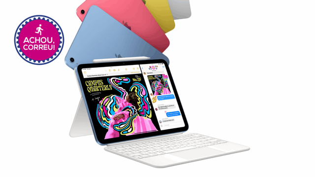 <div class="widget-produto">
            <div class="oferta ">
            <div class="widget-header">
                                    <div class="imagem">
                        <a class="title tb-block-link" href="https://tecno.click/lpl" rel="sponsored nofollow" target="_blank"><img src="https://files.tecnoblog.net/wp-content/uploads/2025/10/ipad-de-11a-geracao-tem-chip-apple-a16-imagem-divulgacao-1060x596.png" /></a>
                    </div>
                
                <div class="widget-info-container">
                    <div class="widget-info">
                        <a class="title tb-block-link" href="https://tecno.click/lpl" rel="sponsored nofollow" target="_blank">Apple iPad (2025) 128 GB Wi-Fi</a>
                        <a class="price tb-block-link" href="https://tecno.click/lpl" rel="sponsored nofollow" target="_blank">R$ 3.201,67</a>
                    </div>
                                            <div class="discount"><s>R$ 4.499,00</s><b>29% OFF</b></div>
                                    </div>

                                    <hr class="tb-divider" />

                    <div class="pros-cons">
                        <div class="pros">
                            <span>Prós</span>
                            <ul>
                                                                        <li>Chip Apple A16 e RAM de 6 GB</li>
                                                                            <li>Tela grande de 11 polegadas<