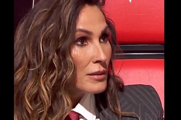 La cantante Malú como coach del programa de televisión La Voz (La Voz)
