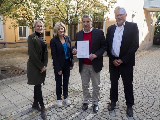 Professor Stefan Vögele bei seiner Berufung an der TU Bergakademie Freiberg