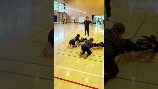 【バレーボール】美鈴が丘女子バレーボール部/ボール必要なし!基礎トレーニング