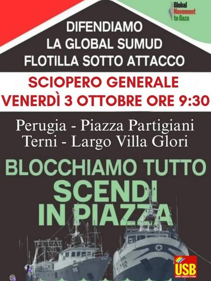 Blocchiamo tutto Perugia e Terni