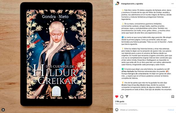 Crítica de Triánguloarcoiris a "Los cuentos de Hildur de Greikar"