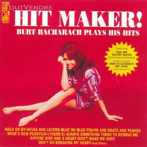 Hit Maker!: Burt Bacharach Plays the Burt Bacharach Hits is the debut album by the American composer Burt Bacharach. The album was recorded in London, with uncredited vocals by the Breakaways, and the musicians included Jimmy Page, John Paul Jones, Big Jim Sullivan, and members of the Ted Heath band.